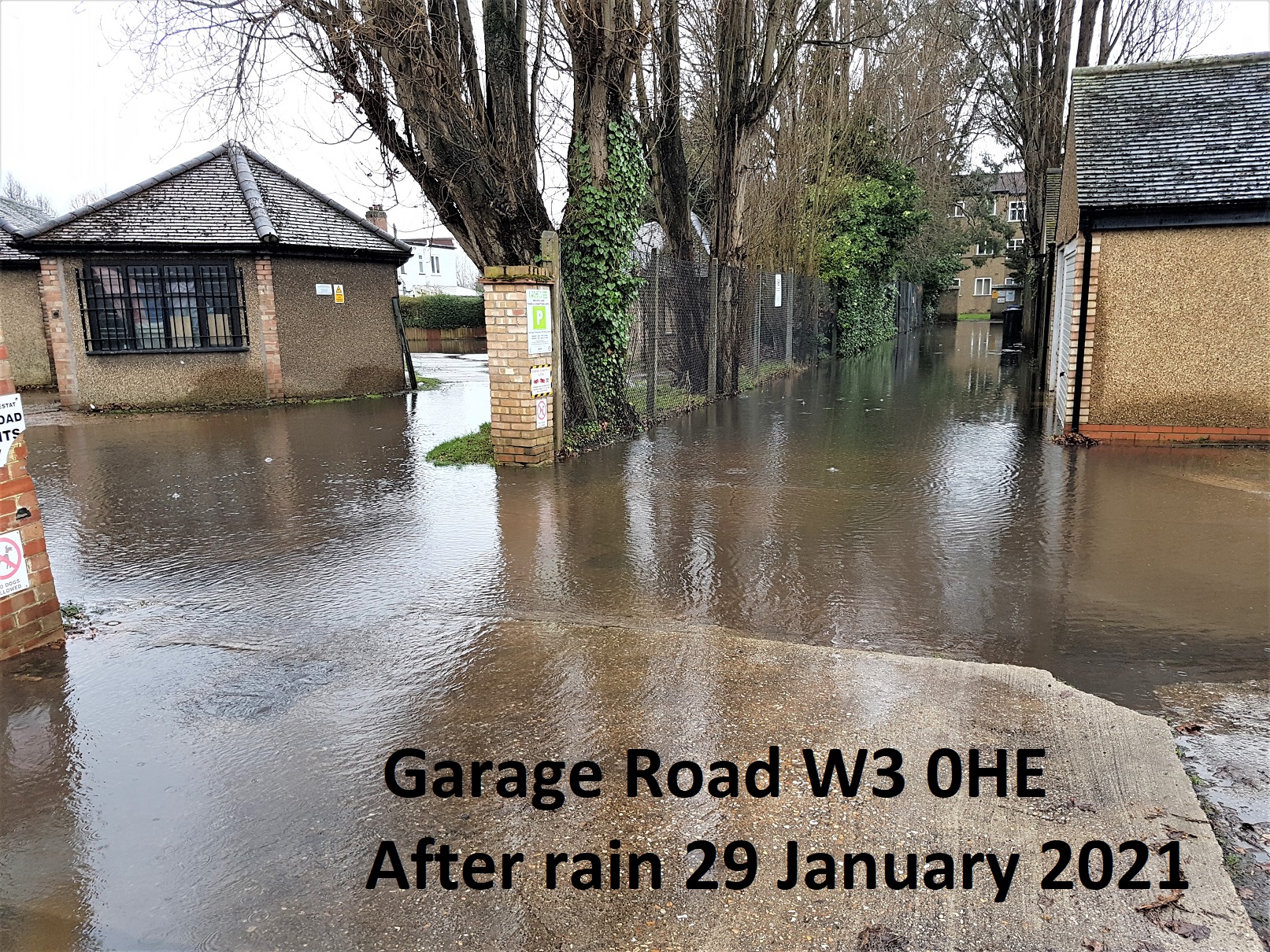Repeated flooding exposes incompetence by the HHGE Directors. 29 January 2021